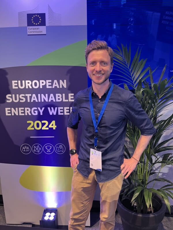 Thomas Auer vertritt die Sonnenschmiede bei der EUSEW Policy Conference 2024.